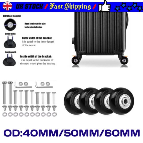 Suitcase wheels replacement - 4x,