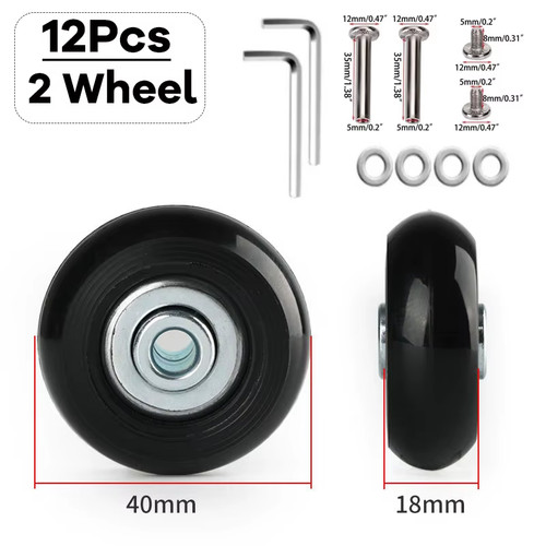 24pcs luggage wheel axle - wheel,